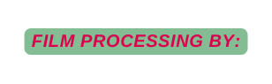 Film Processing By